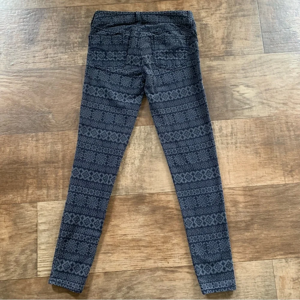 American Eagle western print jeggings - Picture 2 of 9